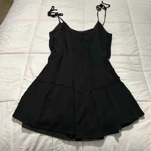 Mini black dress